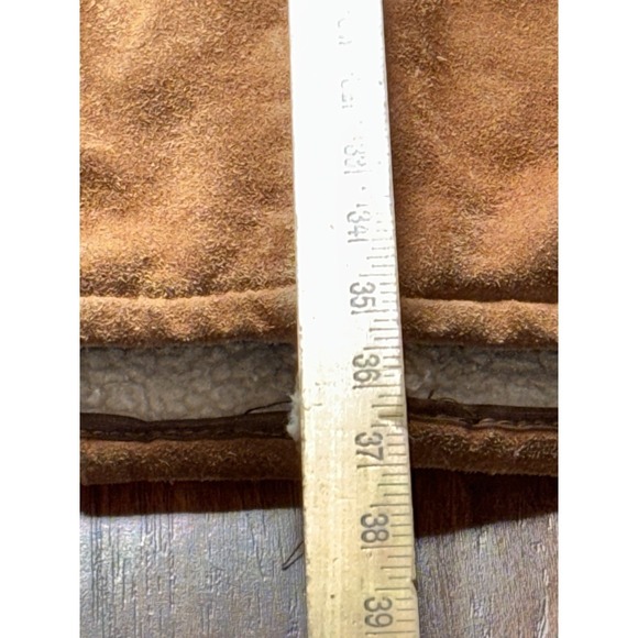 Vtg 70's Suede Rancher Coat Mens 44T Tall Brown Western Cowboy Marlboro Man EUC - Picture 15 of 16